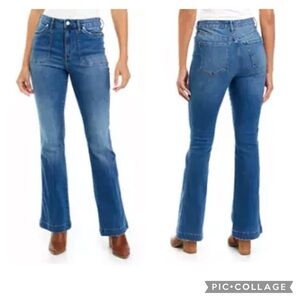 Wonderly High Rise Flare Jeans, Size 12R